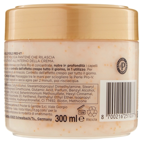 Pantene Pro-V miracles Nutrimento Intenso Maschera Protezione Cheratina 300 ml